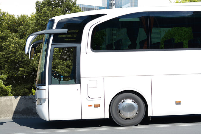 56 passenger charter bus rental